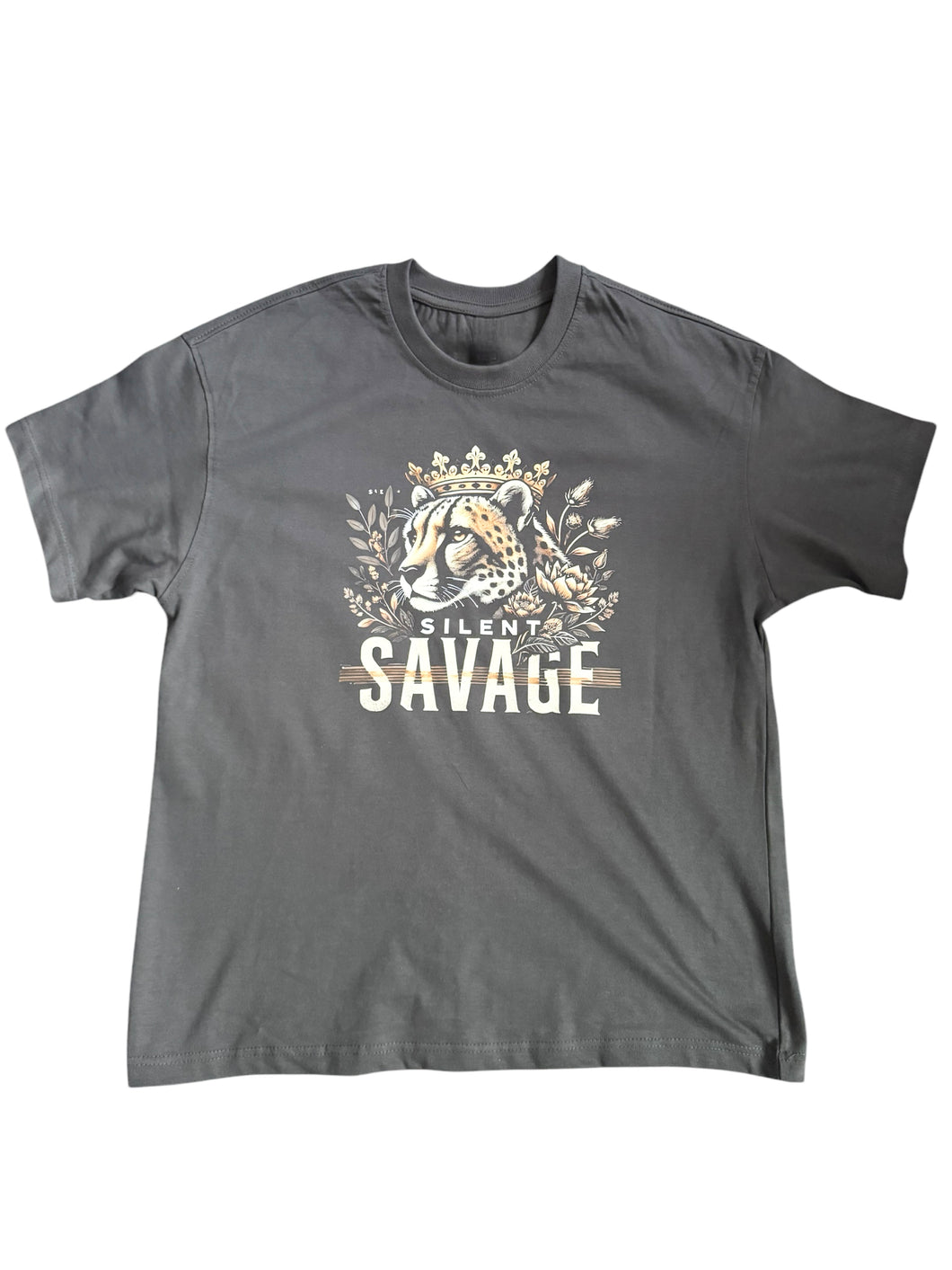 Cheetah Flower Heavyweight King T-Shirt