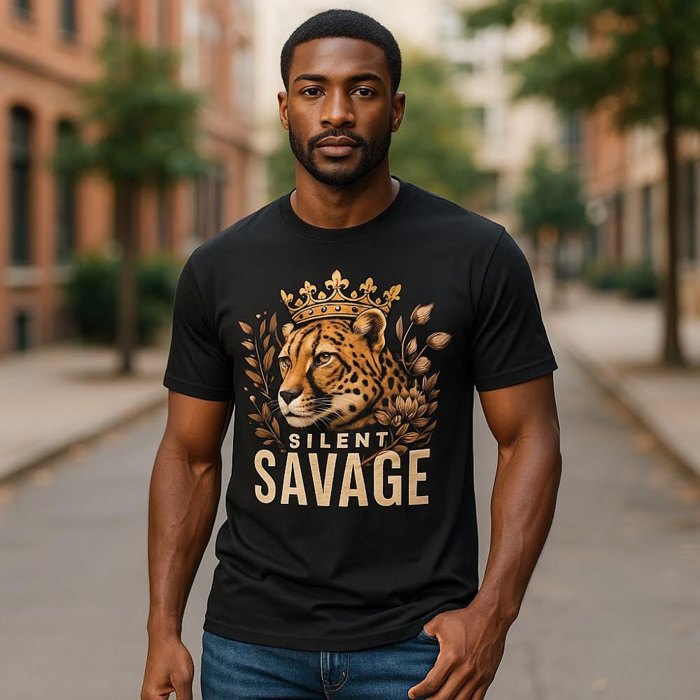 Cheetah Flower King T-Shirt