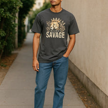 Cheetah Flower Heavyweight King T-Shirt