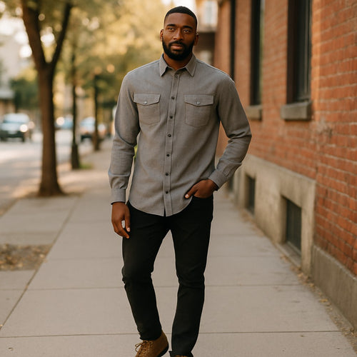 Stone Veil Utility Shirt